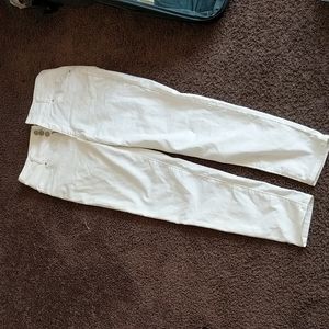 White fire los Angeles high rise jeans